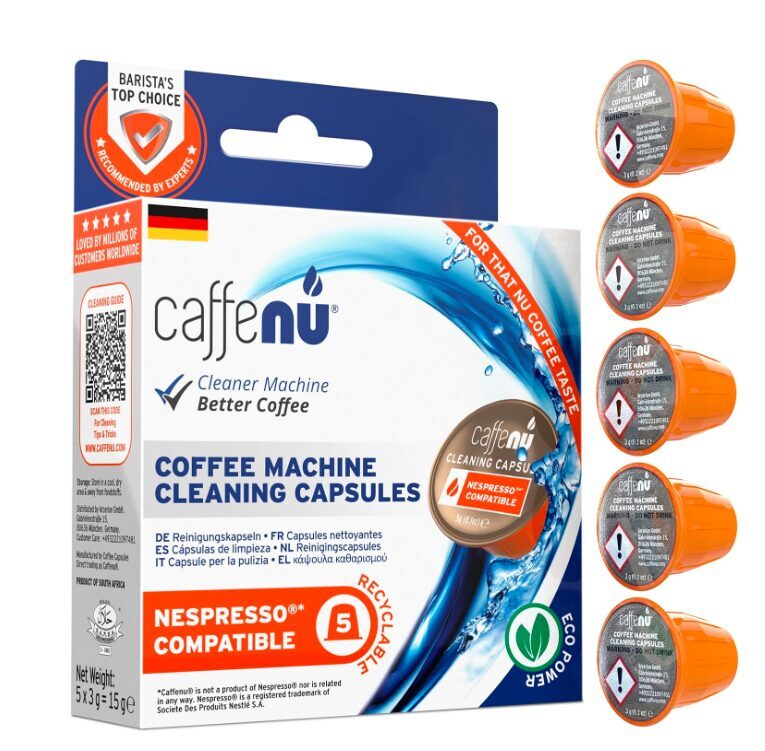 Nespresso tīrīšanas kapsulas CAFFENU (5 gab)