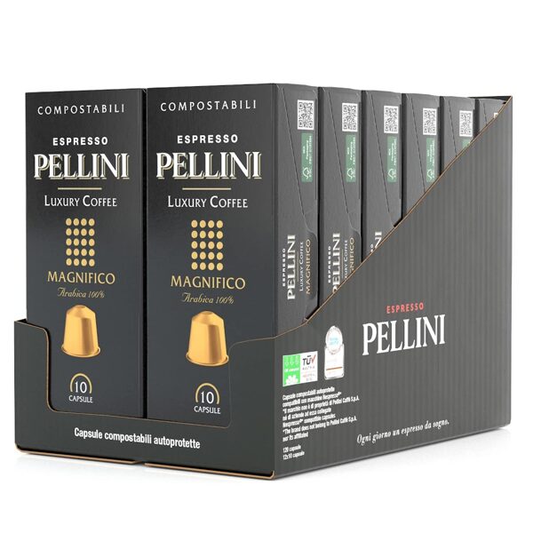 Kavos kapsulės Pellini Arabica Nespresso Magnifico (100 vnt) (0.384eur/ vnt)