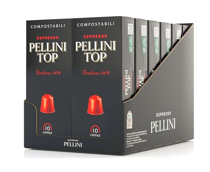 Kohvikapslid Pellini Arabica Nespresso Top (100 tk) (0.384eur/ tk)