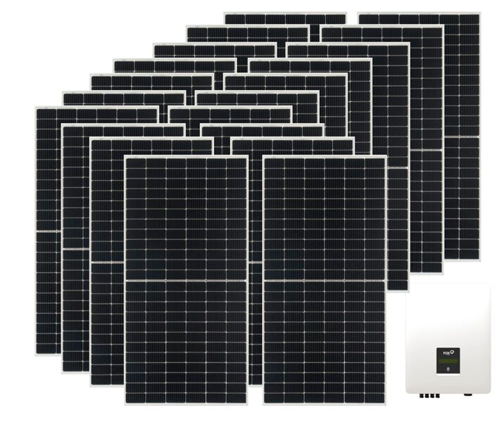 Päikesepatareide komplekt "Eramaja"-7,79kW: 19 päikesepaneeli, 1 inverter